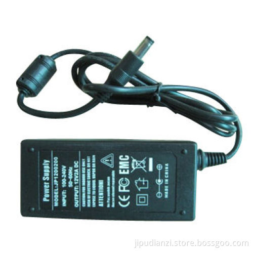 Plug-in 12V 2A Switching Power Adapter for CCTV Camera, with CE/RoHS/FCC
